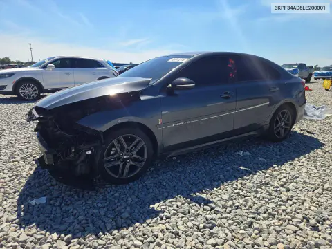 3KPF34AD6LE200001 — 2020 Kia Forte, Передняя часть, фото до ремонта