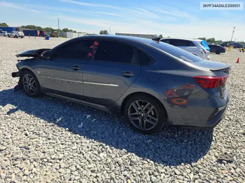 2020 Kia Forte Gt Line VIN 3KPF34AD6LE200001 фото 2