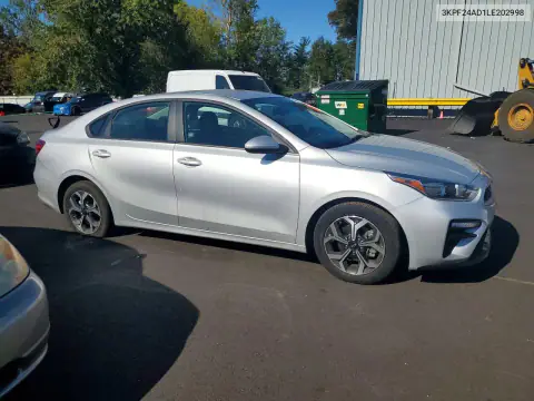 3KPF24AD1LE202998 — 2020 Kia Forte, фото 4 с аукциона Copart, вандализм
