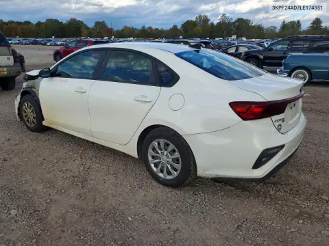2020 Kia Forte Fe VIN 3KPF24AD7LE174351 фото 2