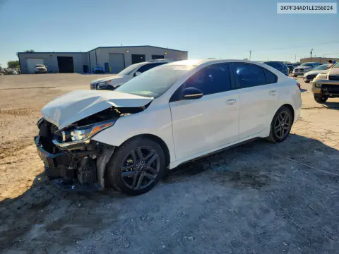3KPF34AD1LE256024 — 2020 Kia Forte, Передняя часть, фото до ремонта