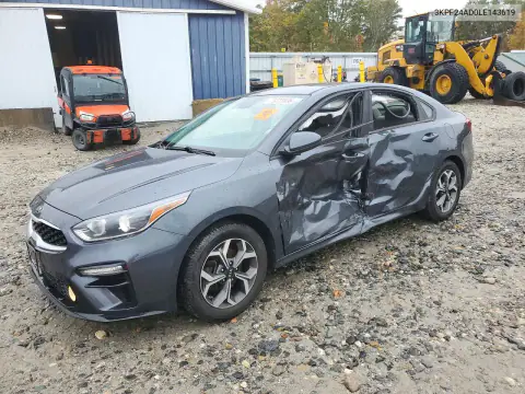 3KPF24AD0LE143619 — 2020 Kia Forte, Lateral, fotos antes de reparar