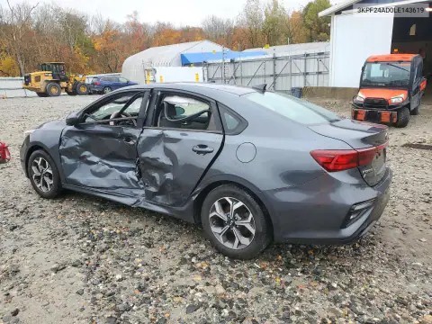 3KPF24AD0LE143619 — 2020 Kia Forte, фото 2 с аукциона Copart, БОКОВАЯ ЧАСТЬ