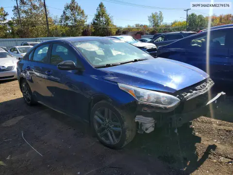 2021 Kia Forte Gt Line VIN 3KPF34ADXME279576 фото 4