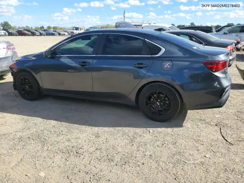 3KPF54AD2ME278402 — 2021 Kia Forte, zdjęcie 2 z Copart, Przód