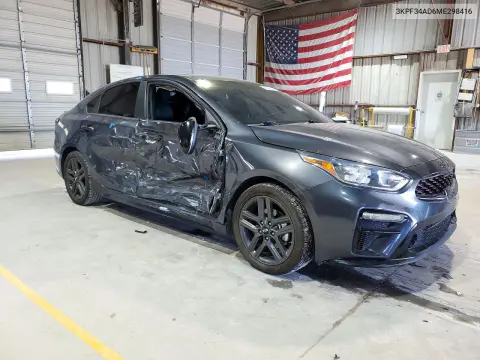 2021 Kia Forte Gt Line VIN 3KPF34AD6ME298416 фото 4