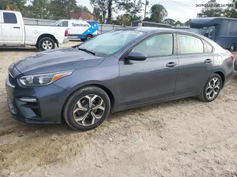 2021 Kia Forte Lxs VIN 3KPF24AD1ME387944 фото 1