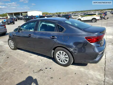 3KPF24AD7ME381825 — 2021 Kia Forte, фото 2 з Copart, Передня частина