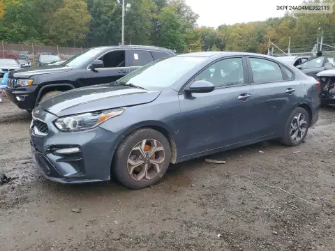 3KPF24AD4ME352119 — 2021 Kia Forte, Przód, zdjęć przed naprawą