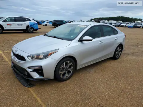 3KPF24AD2ME289022 — 2021 Kia Forte, ПЕРЕДНЯЯ ЧАСТЬ, фото до ремонта