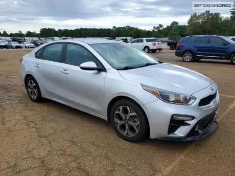 3KPF24AD2ME289022 — 2021 Kia Forte, zdjęcie 4 z Copart, Przód