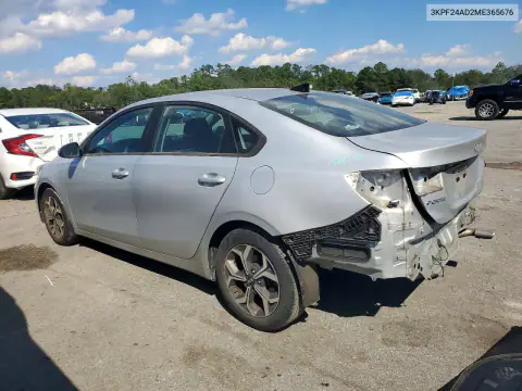 3KPF24AD2ME365676 — 2021 Kia Forte, фото 2 с аукциона Copart, ЗАДНЯЯ ЧАСТЬ