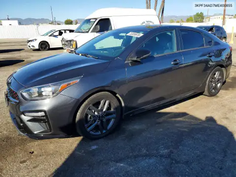 3KPF34AD7ME400855 — 2021 Kia Forte, Повреждения снизу, фото до ремонта