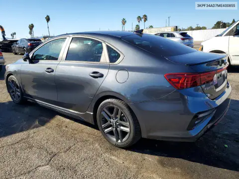 3KPF34AD7ME400855 — 2021 Kia Forte, фото 2 с аукциона Copart, Повреждения снизу