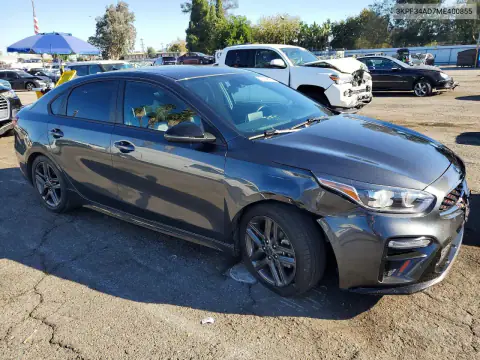 3KPF34AD7ME400855 — 2021 Kia Forte, фото 4 с аукциона Copart, Повреждения снизу