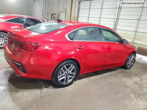 3KPF54AD1ME282781 — 2021 Kia Forte, photo 3 from Copart, Side