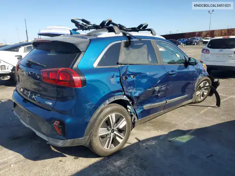 KNDCB3LC6L5451021 — 2020 Kia NIRO, photo 3 from Copart, Front end