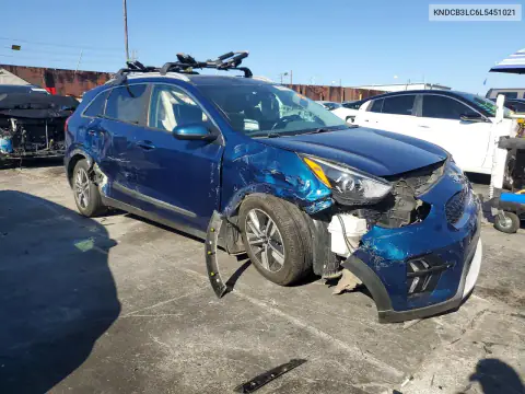 KNDCB3LC6L5451021 — 2020 Kia NIRO, photo 4 from Copart, Front end