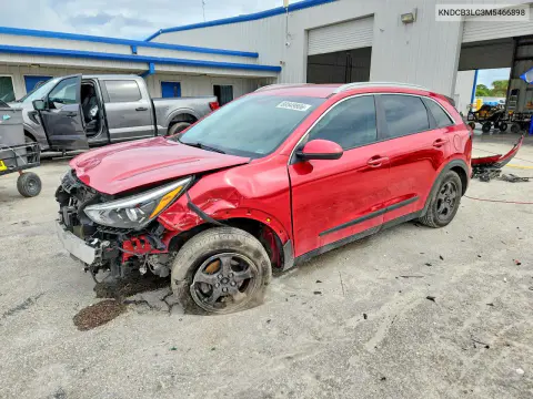 KNDCB3LC3M5466898 — 2021 Kia NIRO, Передняя часть, фото до ремонта