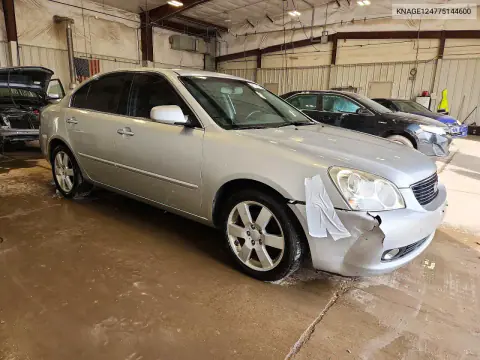 2007 Kia Optima Lx VIN KNAGE124775144600 фото 4