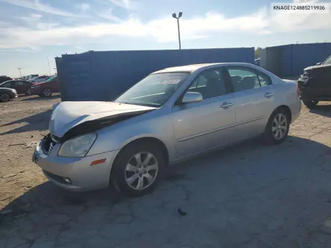 KNAGE124885219936 — 2008 Kia Optima, Передня частина, фото до ремонту