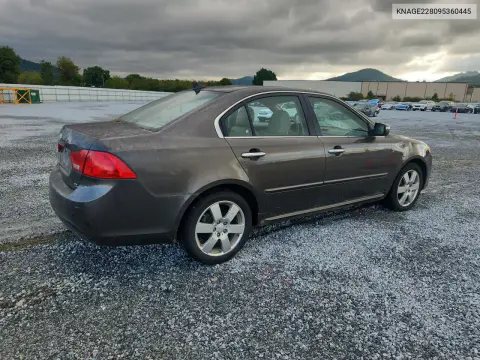 2009 Kia Optima Lx VIN KNAGE228095360445 фото 3