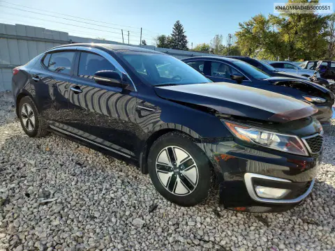 2011 Kia Optima Hybrid Base VIN KNAGM4AD4B5000551 фото 4