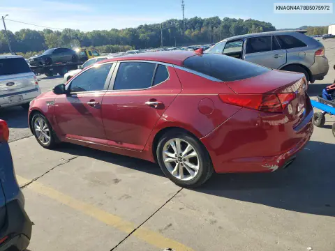 2011 Kia Optima Ex VIN KNAGN4A78B5075972 фото 2