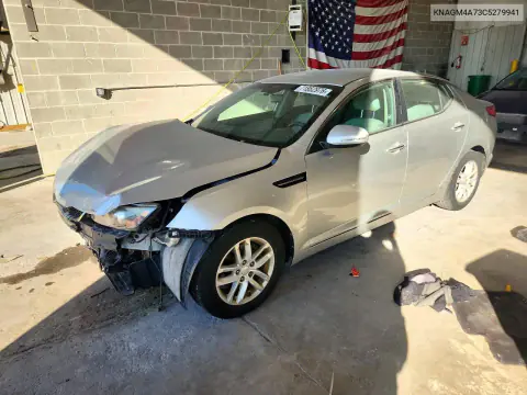 KNAGM4A73C5279941 — 2012 Kia Optima, Parte delantera, fotos antes de reparar