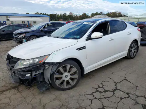 5XXGR4A62CG087028 — 2012 Kia Optima, Parte delantera, fotos antes de reparar