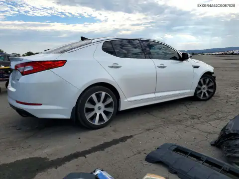 5XXGR4A62CG087028 — 2012 Kia Optima, photo 3 from Copart, Front end