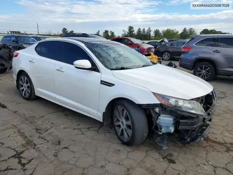 5XXGR4A62CG087028 — 2012 Kia Optima, photo 4 from Copart, Front end