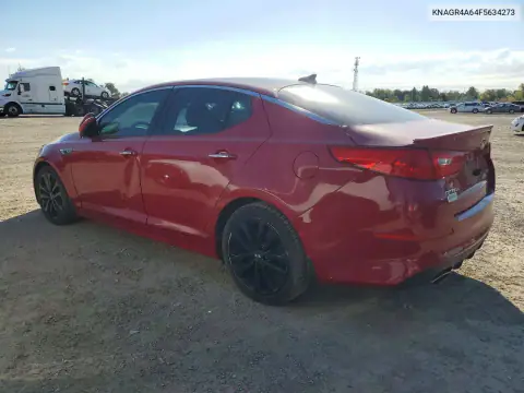 KNAGR4A64F5634273 — 2015 Kia Optima, photo 2 from Copart, Mechanical damage