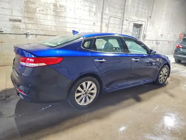 5XXGU4L30GG021911 — 2016 Kia Optima, photo 3 from Copart, Hail