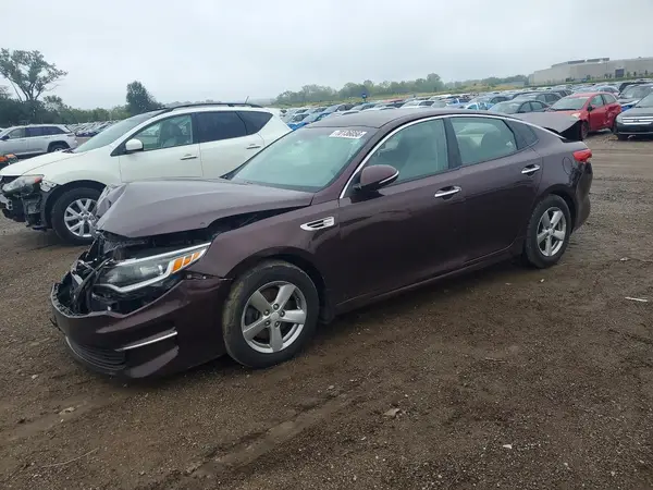 5XXGT4L39GG018766 Kia Optima 2016 — Front end damage, before-repair photo