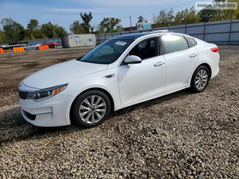5XXGU4L31GG022016 — 2016 Kia Optima, Мелкие вмятины и царапины, фото до ремонта