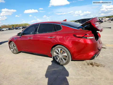 5XXGW4L28GG065737 — 2016 Kia Optima, zdjęcie 2 z Copart, Tył