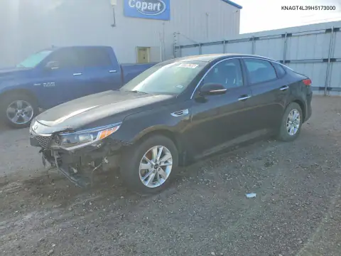 KNAGT4L39H5173000 Kia Optima 2017 — uszkodzenie Przód, zdjęcie przed naprawą