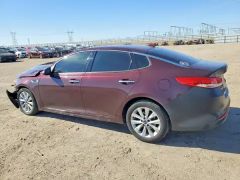 5XXGU4L36HG140905 — 2017 Kia Optima, photo 2 from Copart, Front end