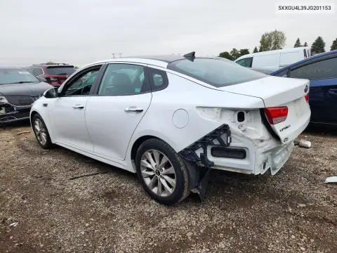 5XXGU4L39JG201153 — 2018 Kia Optima, ფოტო 2, Copart, უკანა ნაწილი