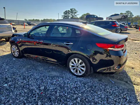 5XXGT4L31JG252990 — 2018 Kia Optima, photo 2 from Copart, Front end