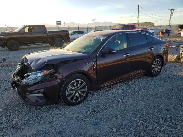 5XXGU4L12KG334076 — 2019 Kia Optima, Передняя часть (Front End), фото до ремонта