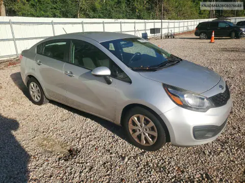 2012 Kia Rio Lx VIN KNADM4A36C6076648 фото 4