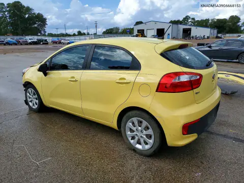 KNADM5A39G6668153 — 2016 Kia Rio, photo 2 from Copart, Front end