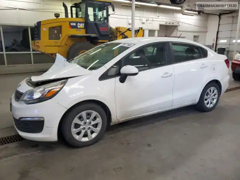 KNADM4A36H6113530 — 2017 Kia Rio, Przód, zdjęć przed naprawą