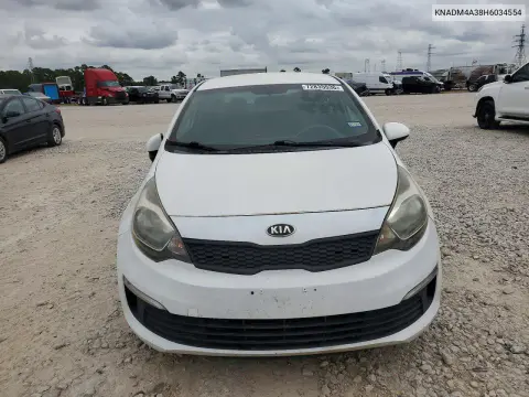 2017 Kia Rio Lx VIN KNADM4A38H6034554 фото 4
