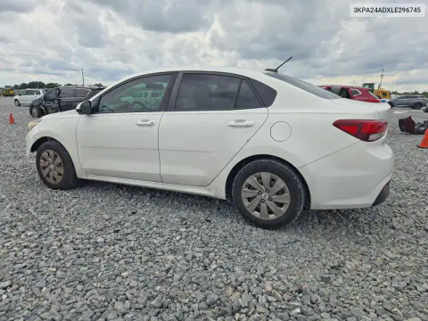 2020 Kia Rio Lx VIN 3KPA24ADXLE296745 фото 2