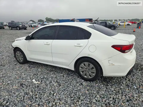 2020 Kia Rio S VIN 3KPA24AD8LE336207 фото 2