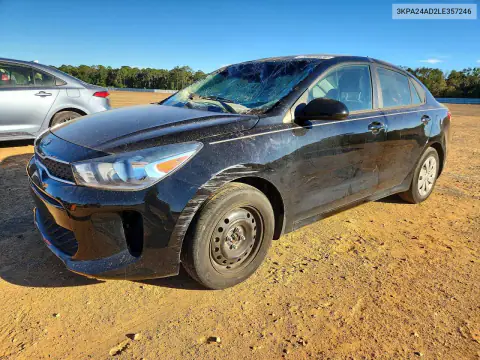 3KPA24AD2LE357246 — 2020 Kia Rio, Dach, zdjęć przed naprawą