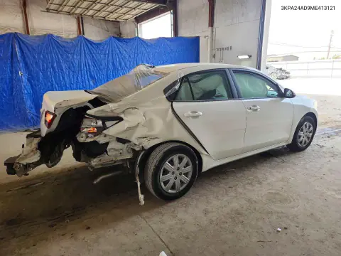 2021 Kia Rio Lx VIN 3KPA24AD9ME413121 фото 3